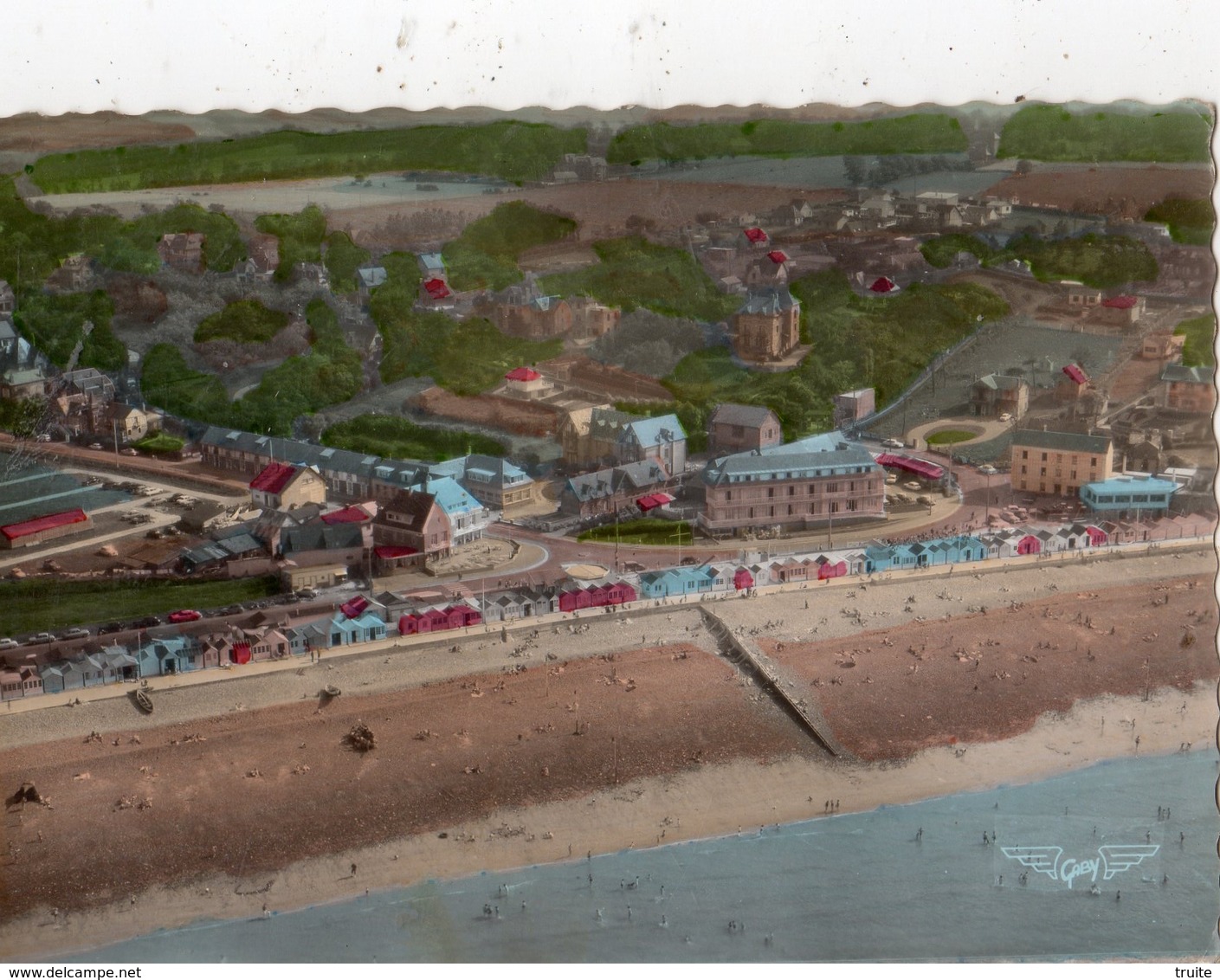 QUIBERVILLE VUE AERIENNE LA PLAGE ET VUE GENERALE - Autres & Non Classés