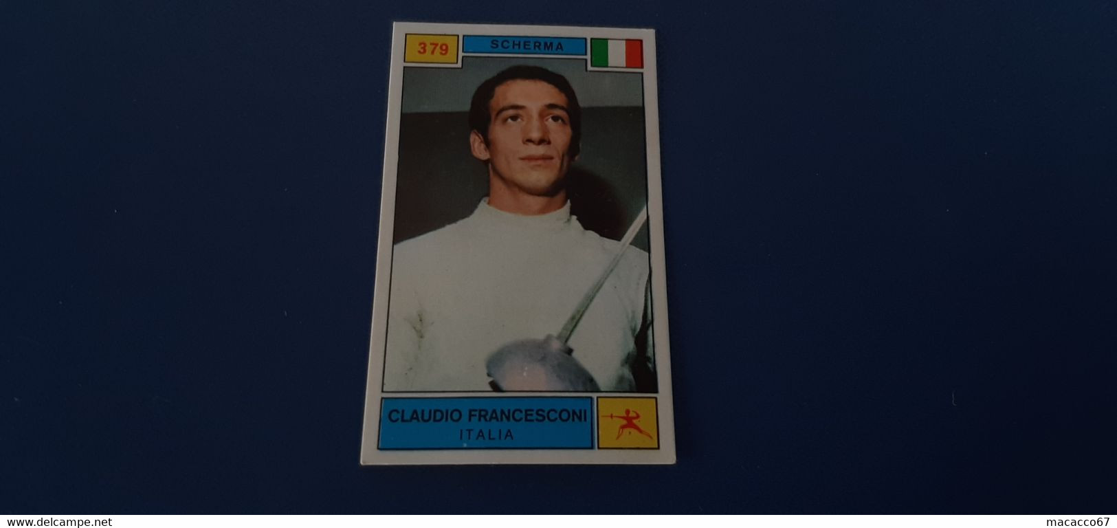 Figurina Panini Campioni Dello Sport 1969 - 379 Claudio Francesconi - Edizione Italiana