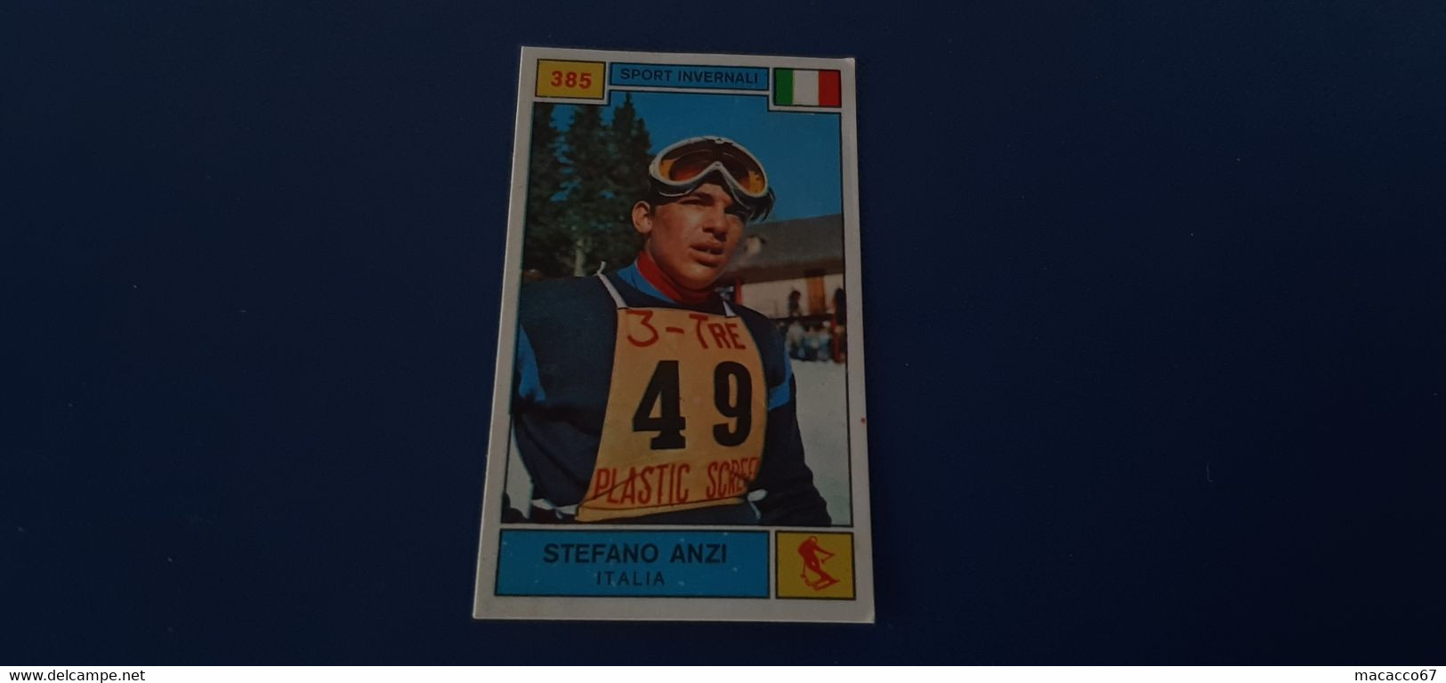 Figurina Panini Campioni Dello Sport 1969 - 385 Stefano Anzi - Edizione Italiana