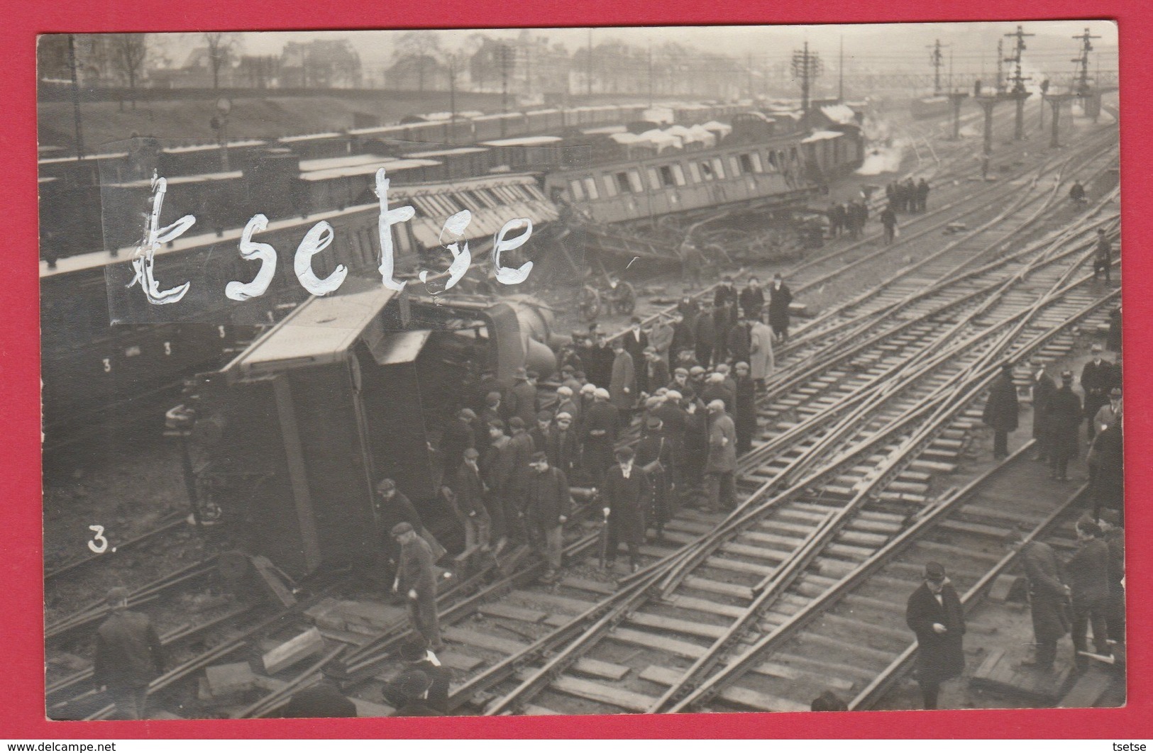 Région Namuroise ... Catastrophe Ferroviaire ... à Situer - Carte Photo 1 ( Voir Verso ) - Andere & Zonder Classificatie