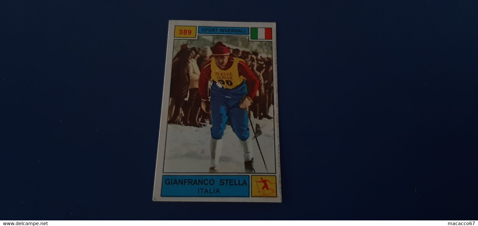 Figurina Panini Campioni Dello Sport 1969 - 389 Gianfranco Stella - Edizione Italiana