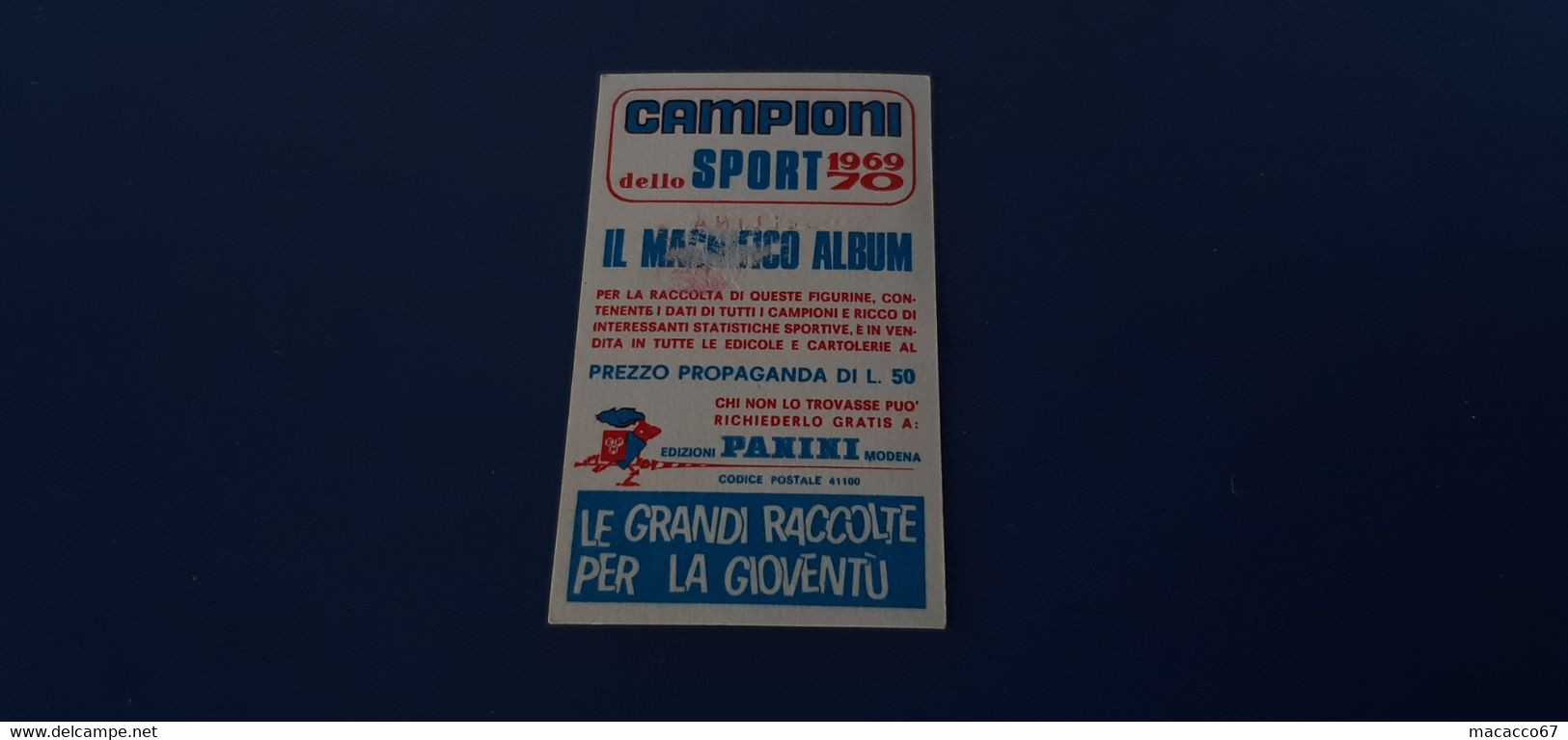 Figurina Panini Campioni Dello Sport 1969 - 396 Erika Lechner - Edizione Italiana