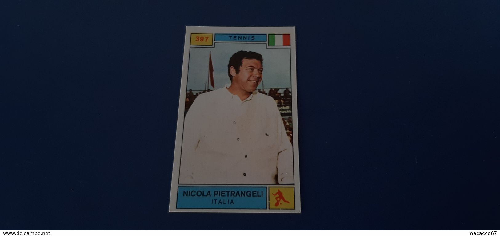 Figurina Panini Campioni Dello Sport 1969 - 397 Nicola Pietrangeli - Edizione Italiana