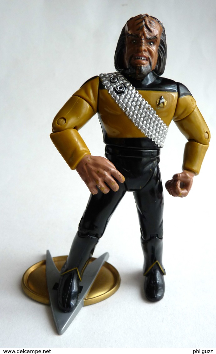 FIGURINE PLAYMATES TOYS 1992 STAR TREK NEXT GENERATION - KLINGON GUERRIER WORF (1) - Star Trek