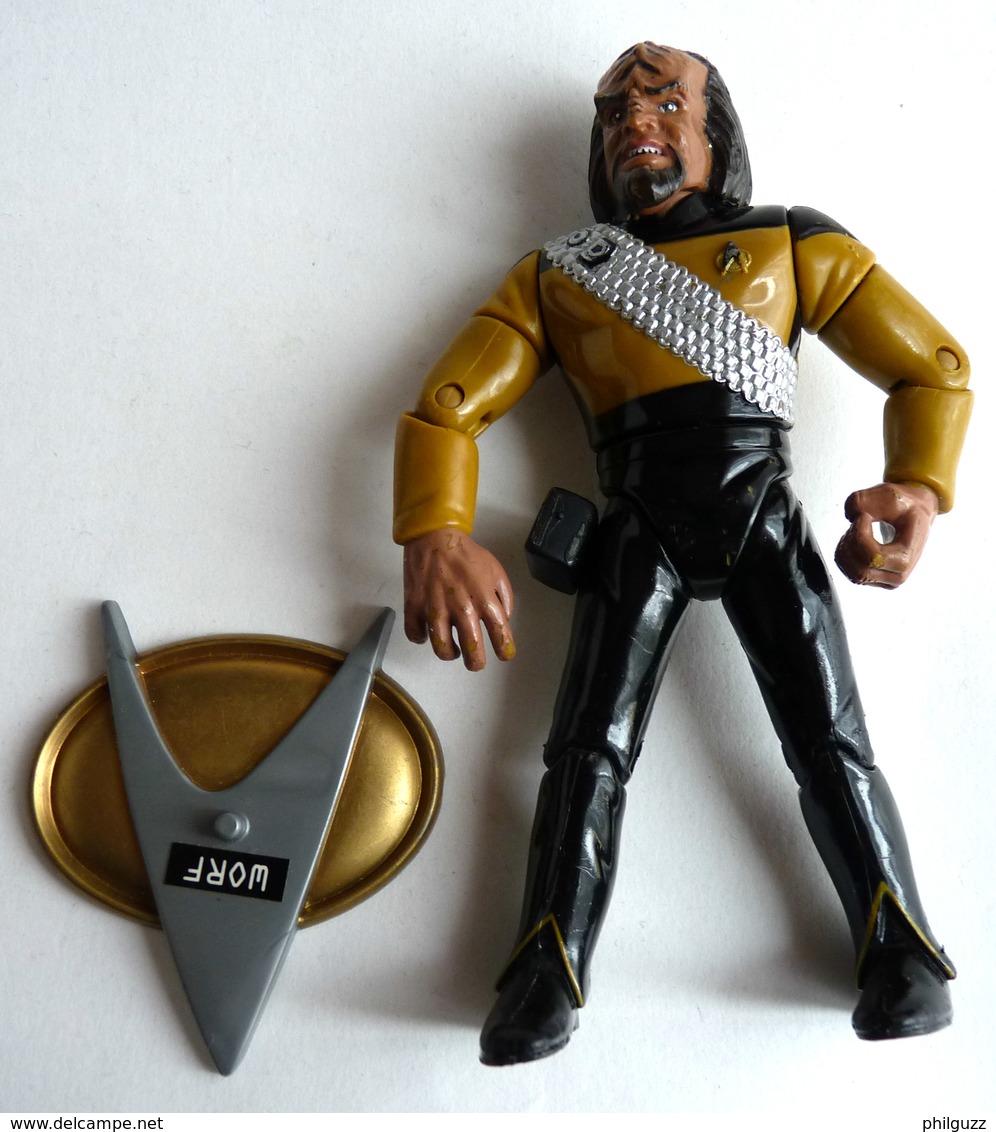 FIGURINE PLAYMATES TOYS 1992 STAR TREK NEXT GENERATION - KLINGON GUERRIER WORF (1) - Star Trek