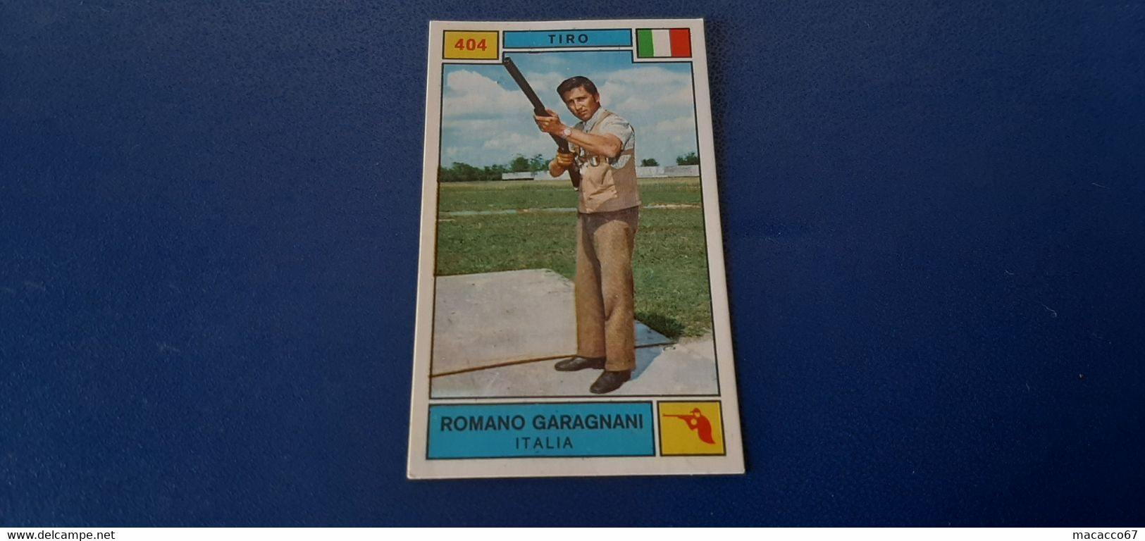 Figurina Panini Campioni Dello Sport 1969 - 404 Romano Garagnani - Edizione Italiana