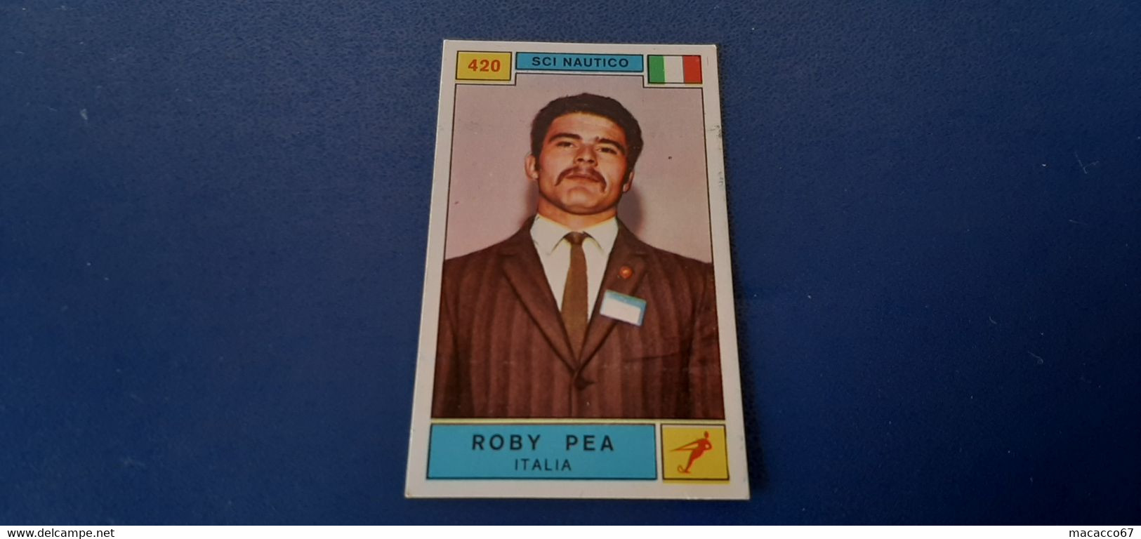 Figurina Panini Campioni Dello Sport 1969 - 420 Roby Pea - Edizione Italiana