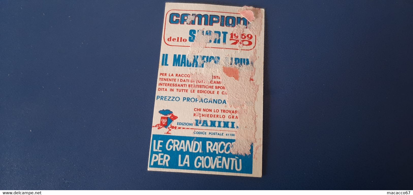 Figurina Panini Campioni Dello Sport 1969 - 433 Lee Taylor - Edizione Italiana