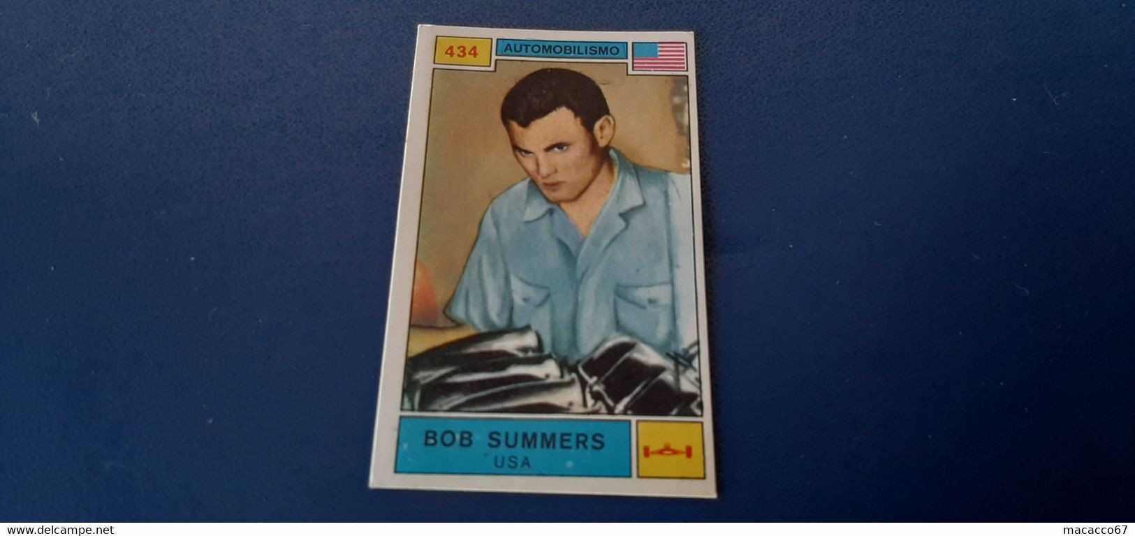 Figurina Panini Campioni Dello Sport 1969 - 434 Bob Summers - Edizione Italiana