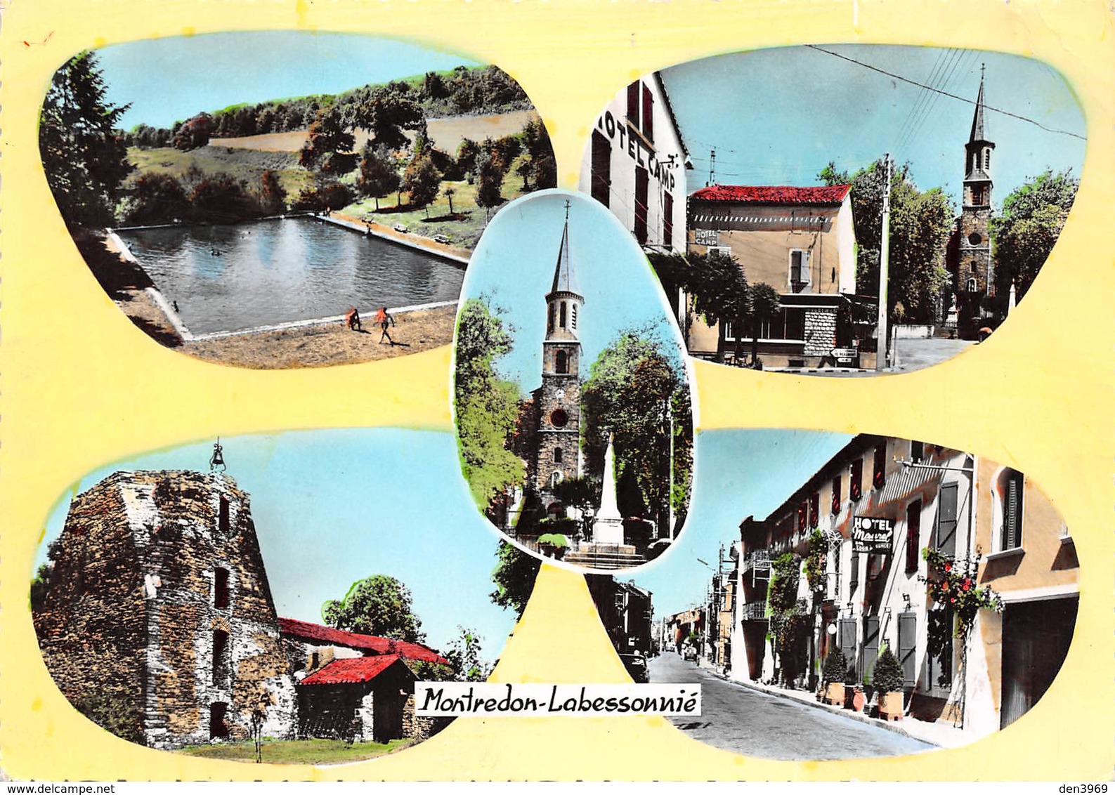 Montredon-Labessonnié - Place De L'Eglise - La Piscine - Le Monument - N. D. De Ruffis - La Grand'Rue - Montredon Labessonie