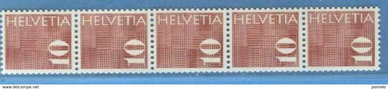 SVIZZERA -  Serie Ordinaria Cifra 10 Da Bobine - Coil Stamps