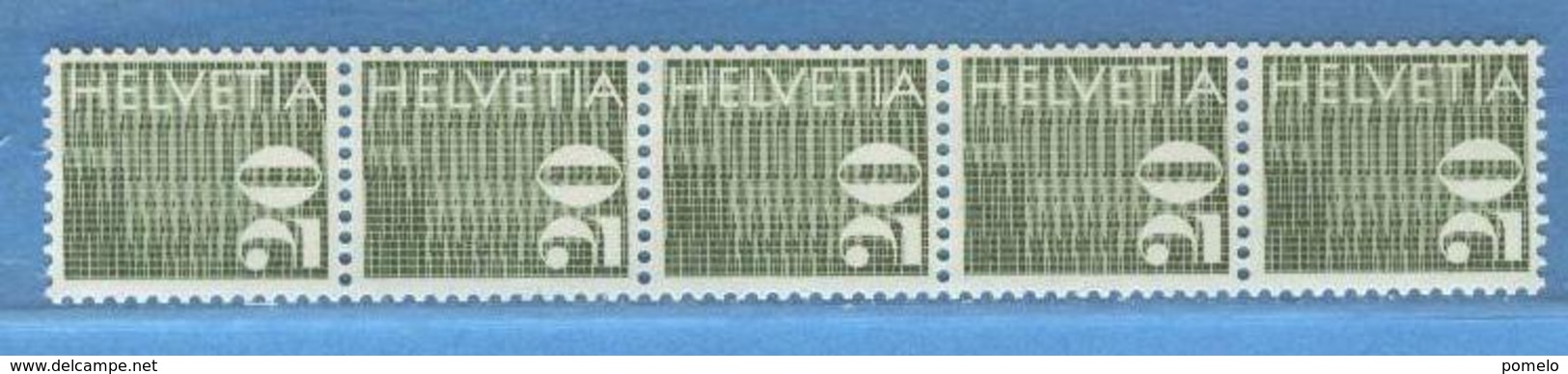 SVIZZERA -  Serie Ordinaria Cifra 20 Da Bobine - Coil Stamps