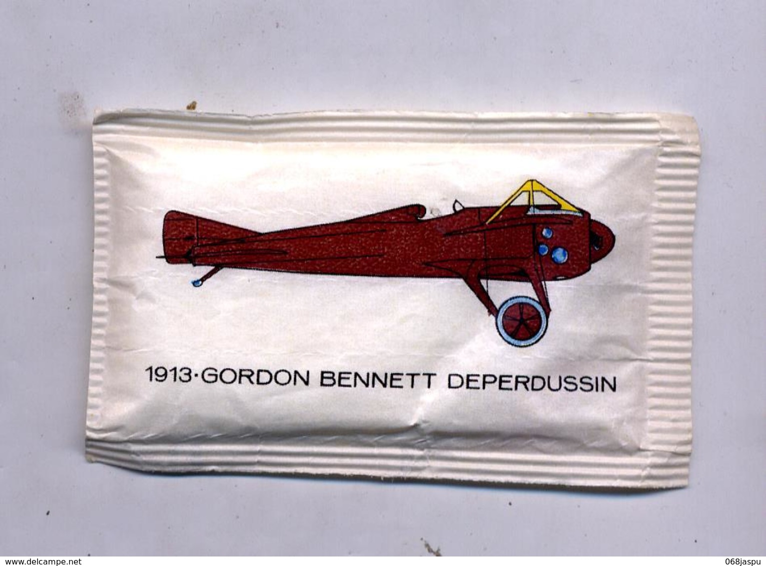 Sachet Sucre Eridania Genes   Illustré Avion Gordon Bennett - Sucres