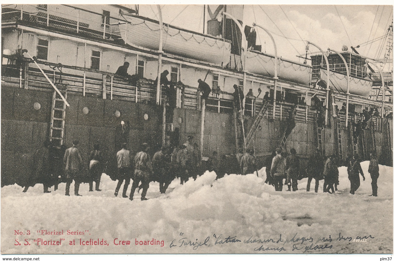 NEWFOUNDLAND, Terre Neuve - S.S."Florizel" At Icefields, Crew Boarding - Ayre & Sons - Sonstige & Ohne Zuordnung