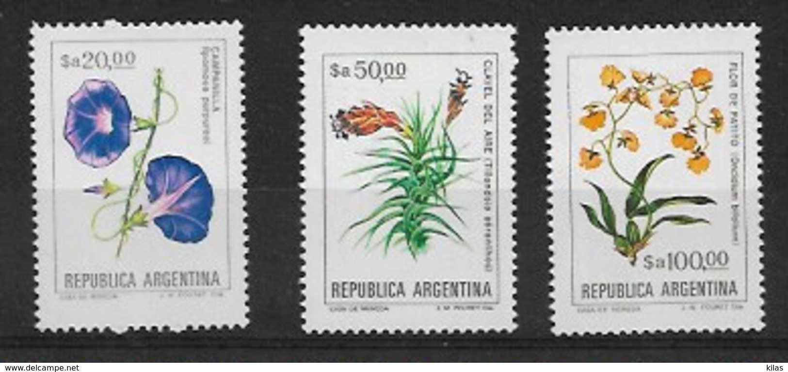 ARGENTINA 1984 Flowers - Other & Unclassified