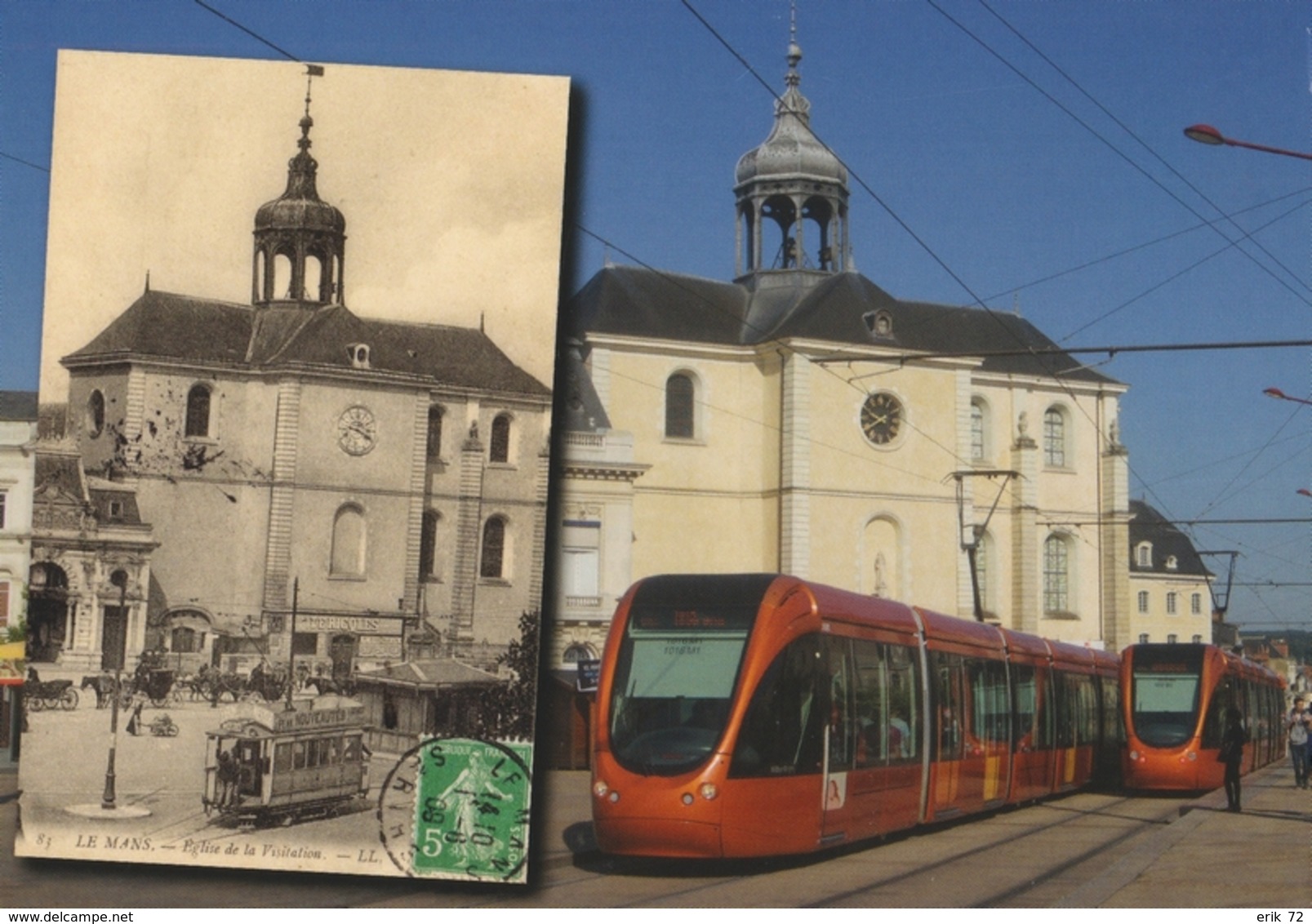 TREIN/TRAM/BUS: Le Mans Met Tram. - Tramways