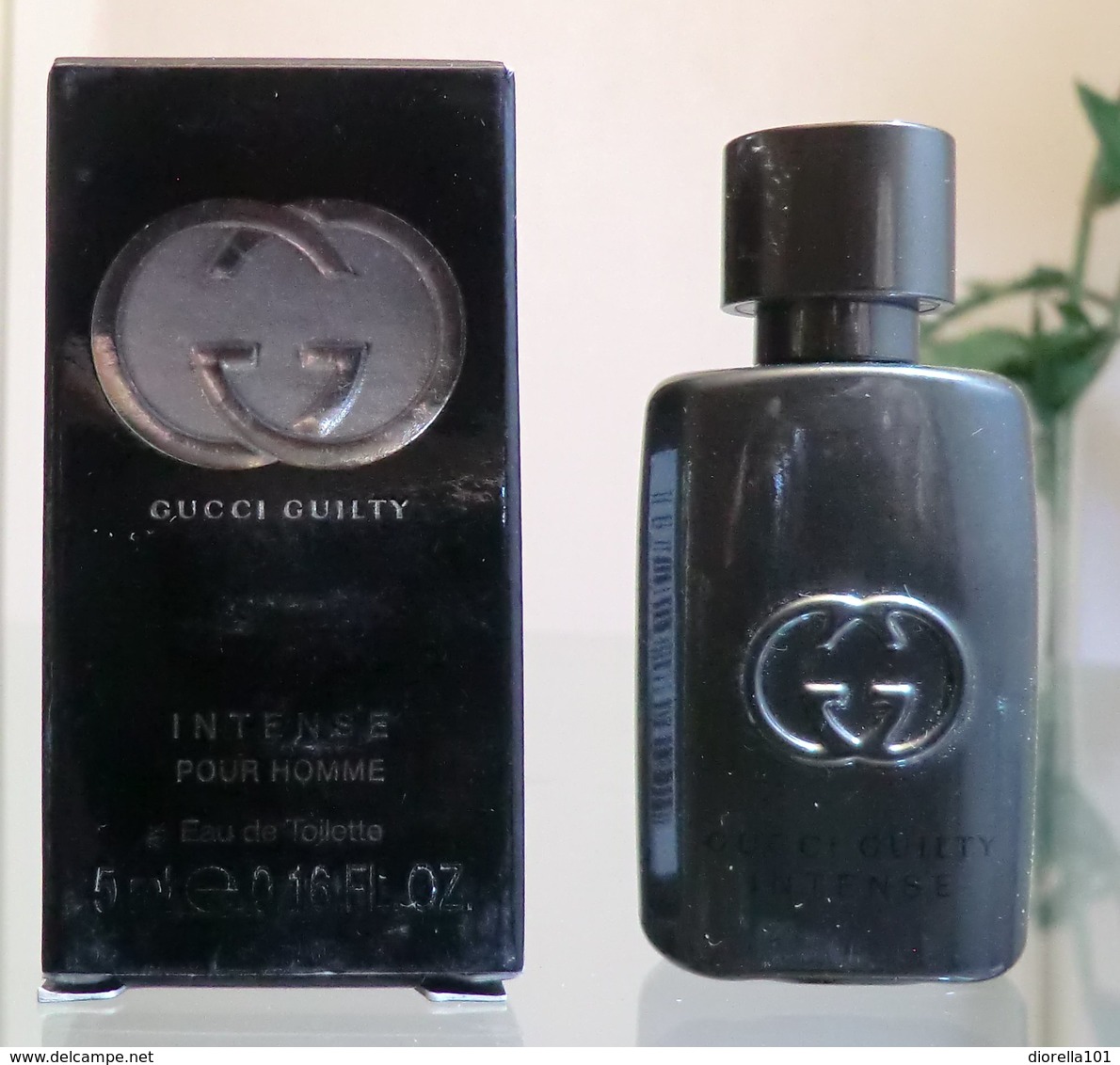 GUILTY INTENSE - EDT 5 ML POUR HOMME De GUCCI - Miniaturen Herrendüfte (mit Verpackung)