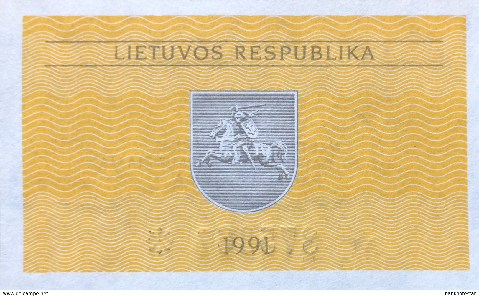 Lithuania 0.50 Talonas, P-31b (1991) - UNC - Lituanie