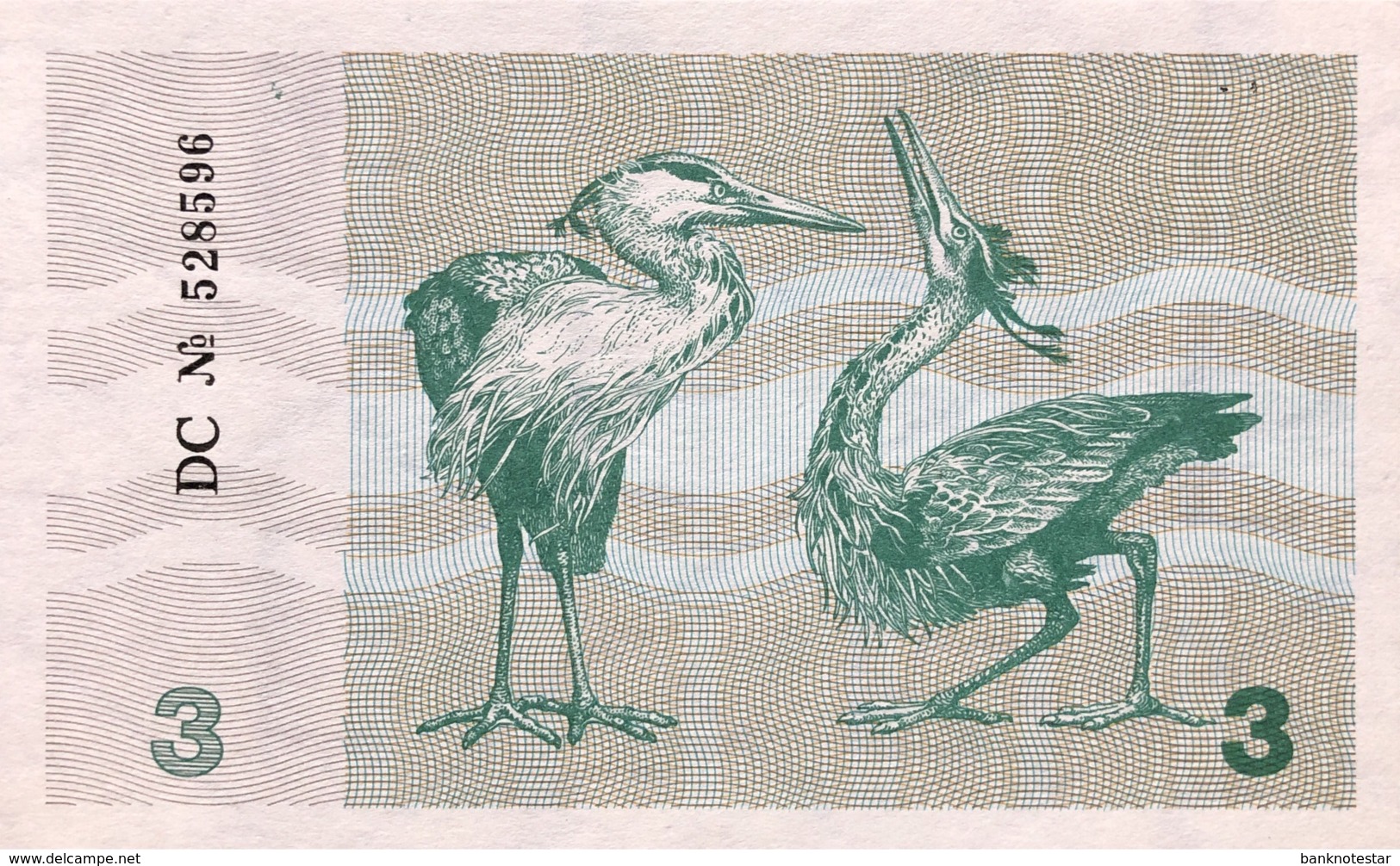 Lithuania 3 Talonas, P-33b (1991) - UNC - Lituanie