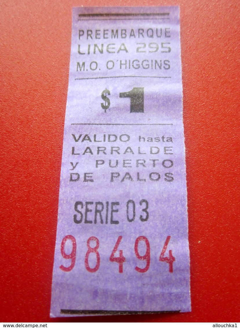 ESPAGNE ESPANA -Boleto De Tren -Titre De Transport Billet Ticket-Tramway,Bus,Autobus,Railway,Métro - Monde