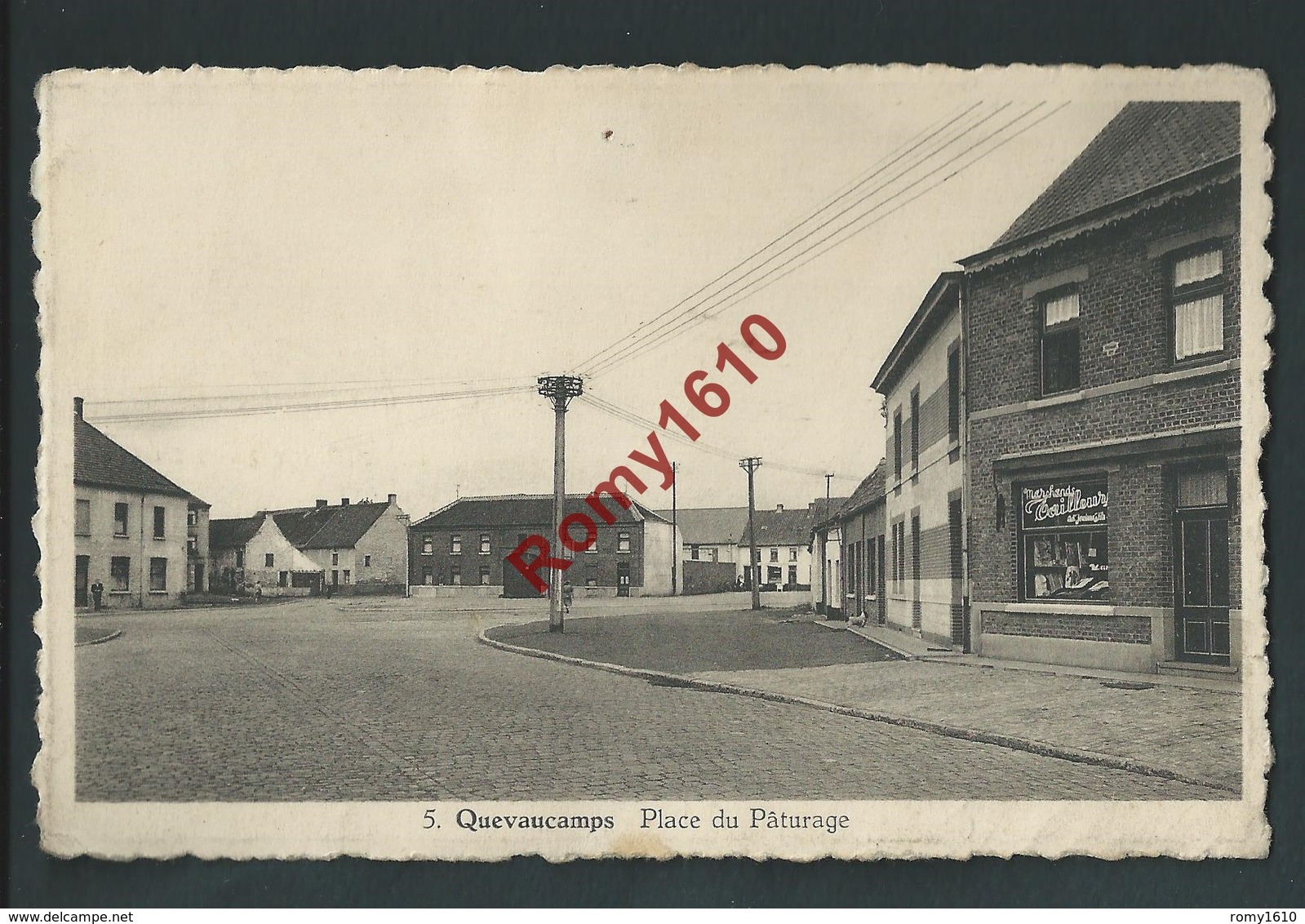 Quevaucamps. (Beloeil) Place Du Pâturage. Magasin Marchands Tailleurs. - Beloeil