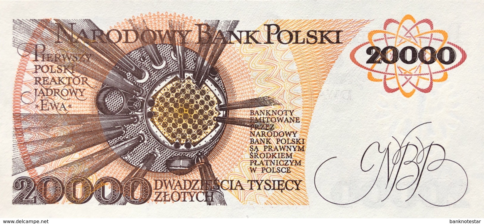 Poland 20.000 Zlotych, P-152 (1.2.1989) - UNC - Polen