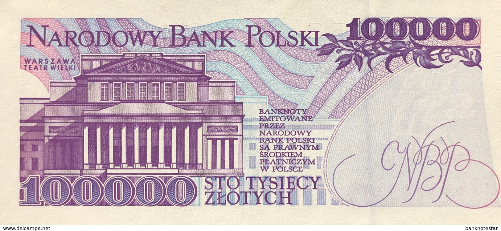 Poland 100.000 Zlotych, P-160 (16.11.1993) - UNC - Pologne