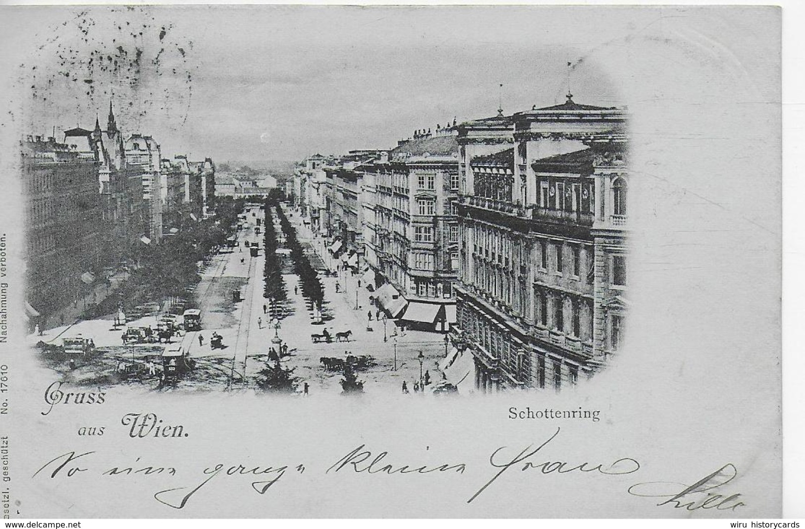 AK 0157  Gruss Aus Wien - Schottenring / Verlag Schwidernoch Um 1899 - Wien Mitte