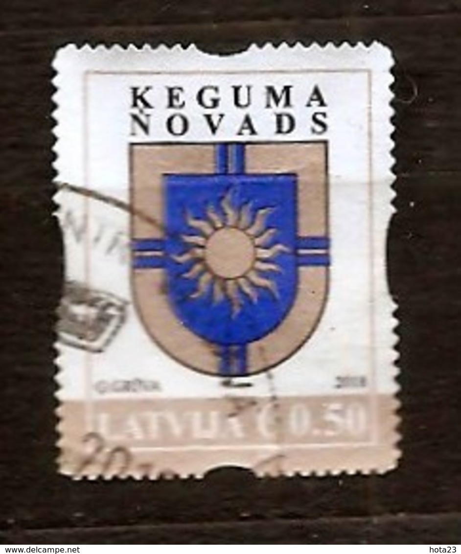 Latvia 2018 SMALL CITY LOGO - KEGUMS - SUN Used (0) - Lettland