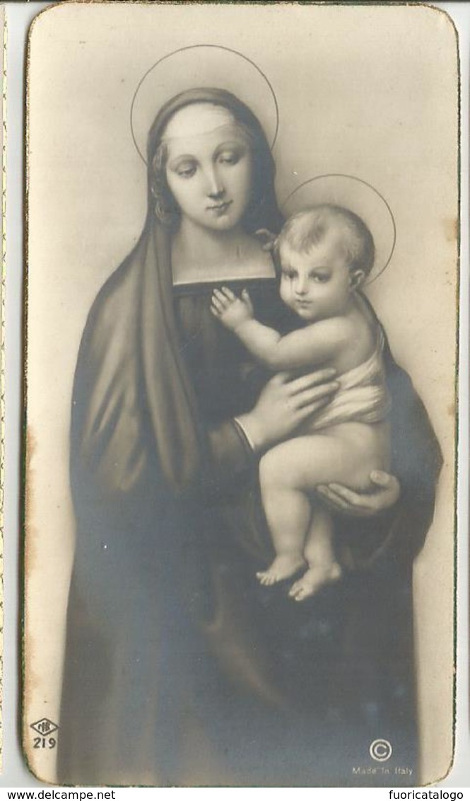 SANTINO SERIE NB 219 -MADONNA CON BAMBINO - Santini