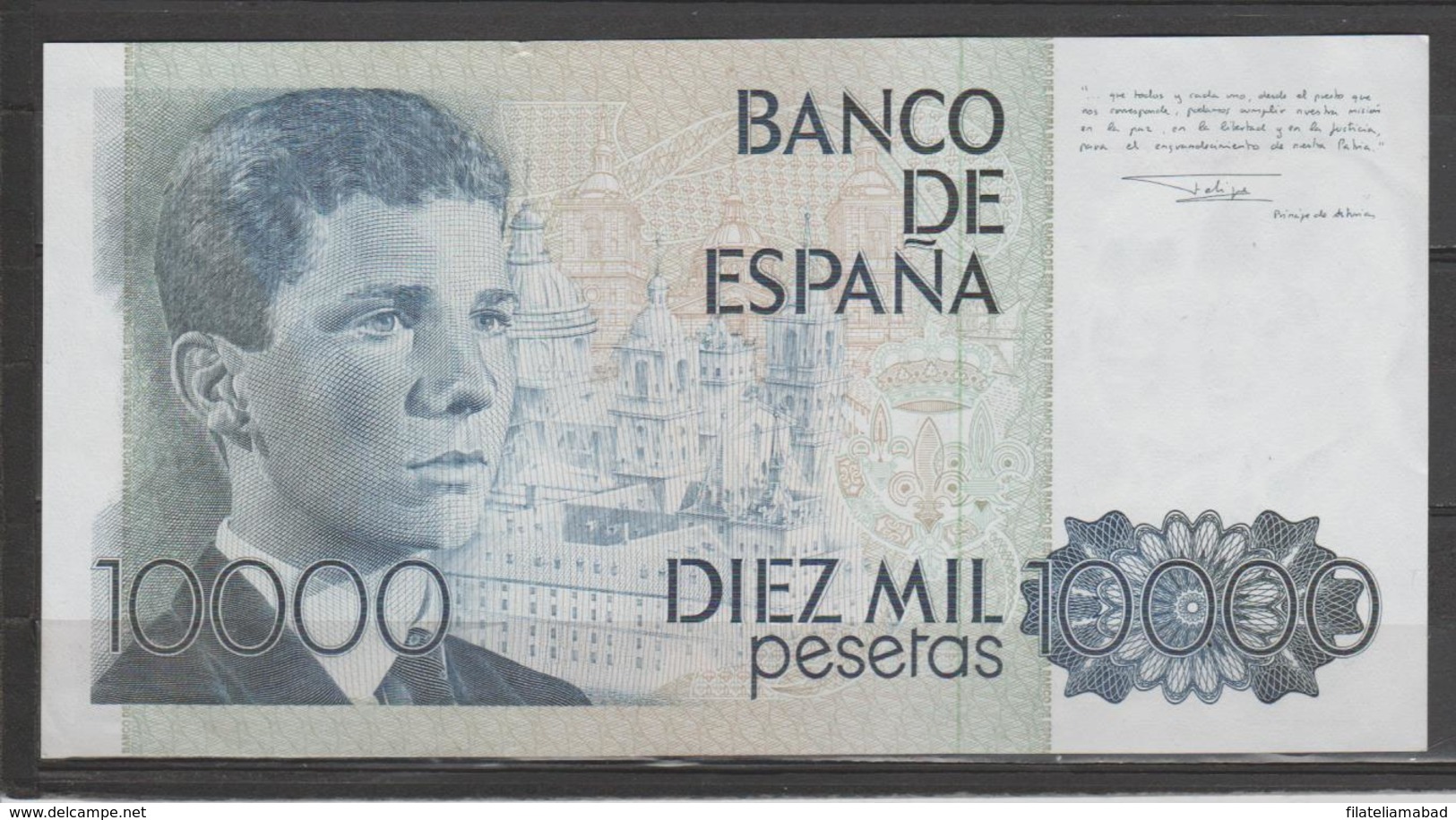 ESPAÑA BILLETE DE 10.000Pts. AÑO 1985. ESTADO DE CONSERBACIÓN PLANCHA. - [ 4] 1975-… : Juan Carlos I