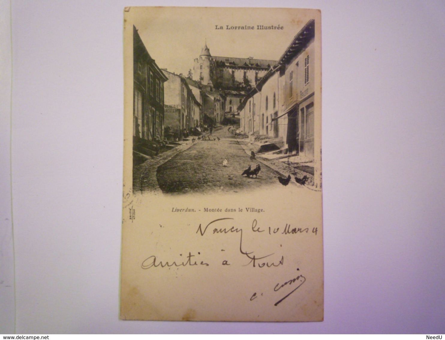 GP 2019 - 228  LIVERDUN  (Meurthe-et-Moselle)  :  Montée Dans Le Village   1904    XXX - Liverdun