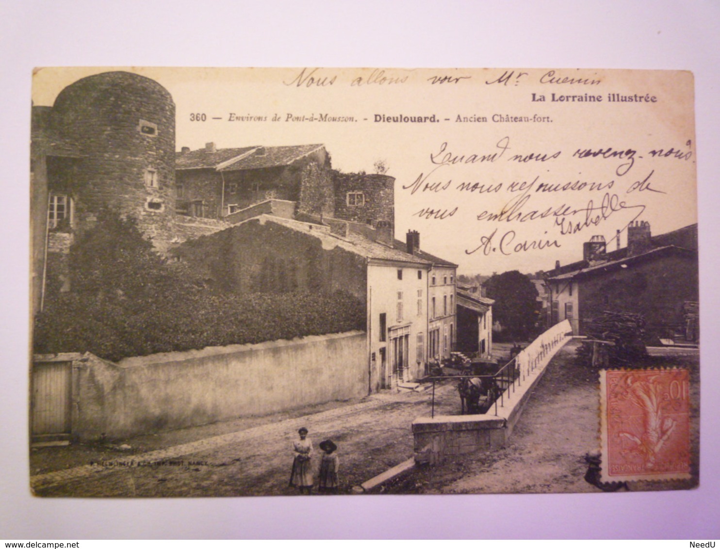 GP 2019 - 230  DIEULOUARD  (Meurthe-et-Moselle)  :  Ancien Château-Fort   1905    XXX - Dieulouard