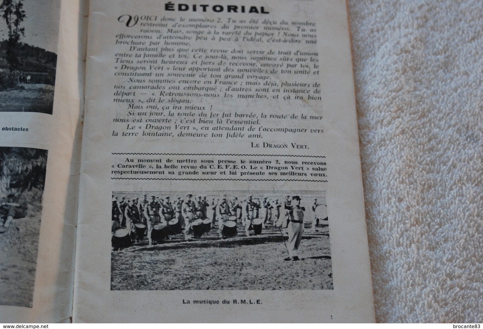 LE DRAGON VERT REVUE DE LA 3EME DIVISION D'INFANTERIE COLONIALE - Français