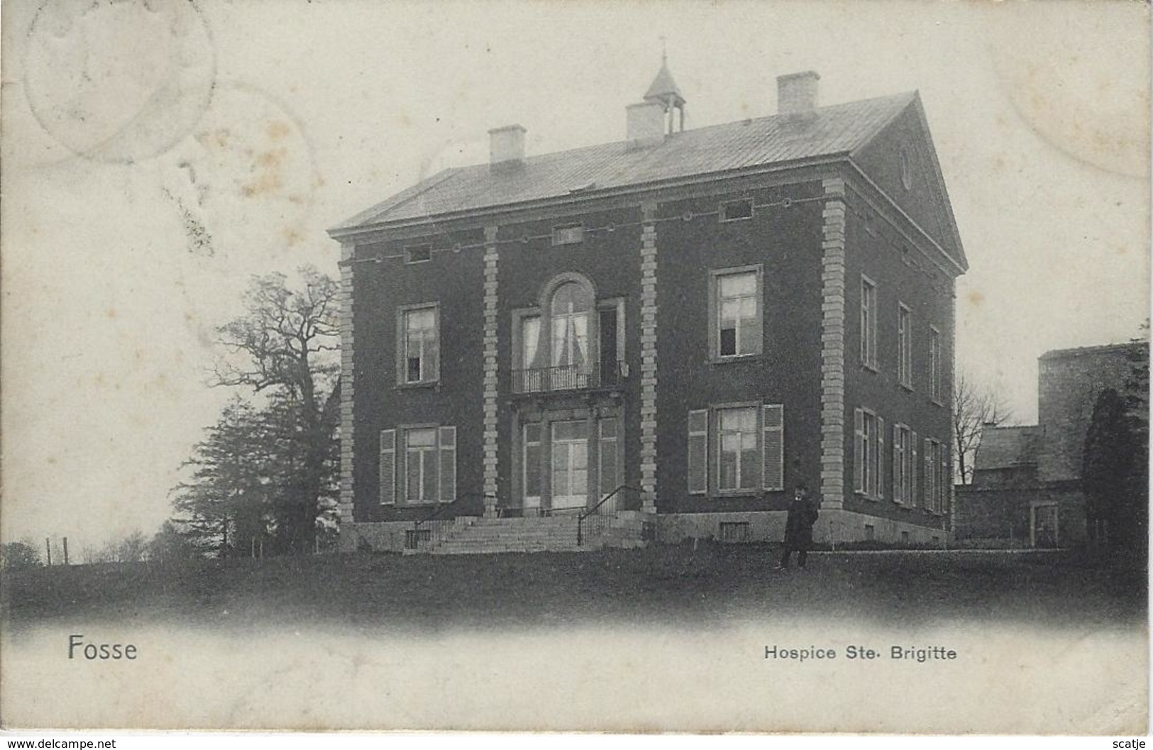 Fosse     Hospice Ste. Brigitte.   -   1909  Naar  Mons - Fosses-la-Ville