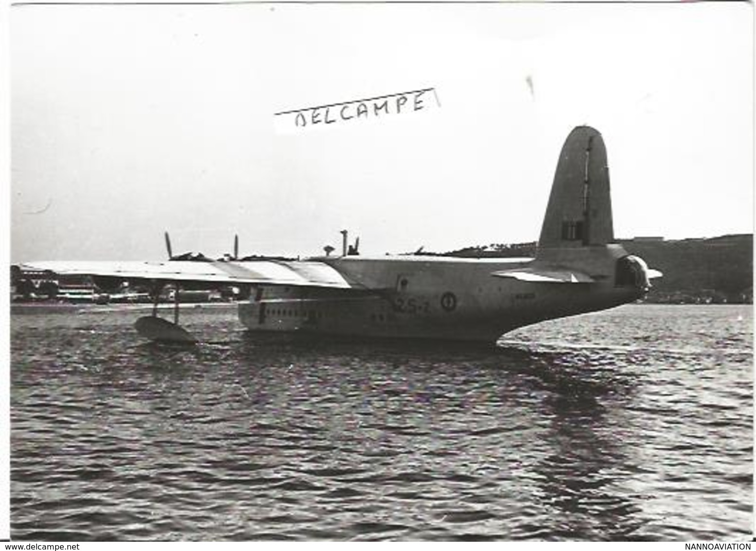 PHOTO AVION HYDRAVION SHORT SUNDERLAND  12X8CM PHOTO  E.C.P.A. VOIR SCAN 2 - 1946-....: Moderne