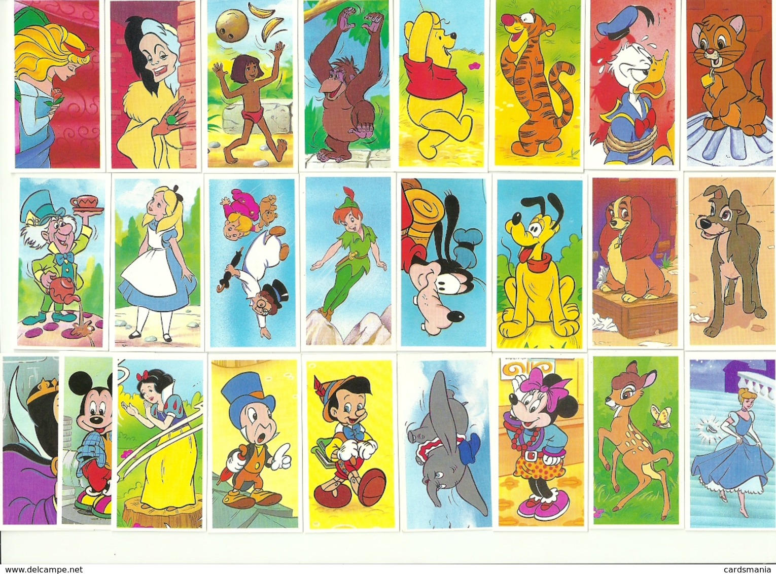 SERIE COMPLETA 25 FIGURINE THE MAGICAL WORLD OF DISNEY By Brooke Bond 1989 - Altri & Non Classificati