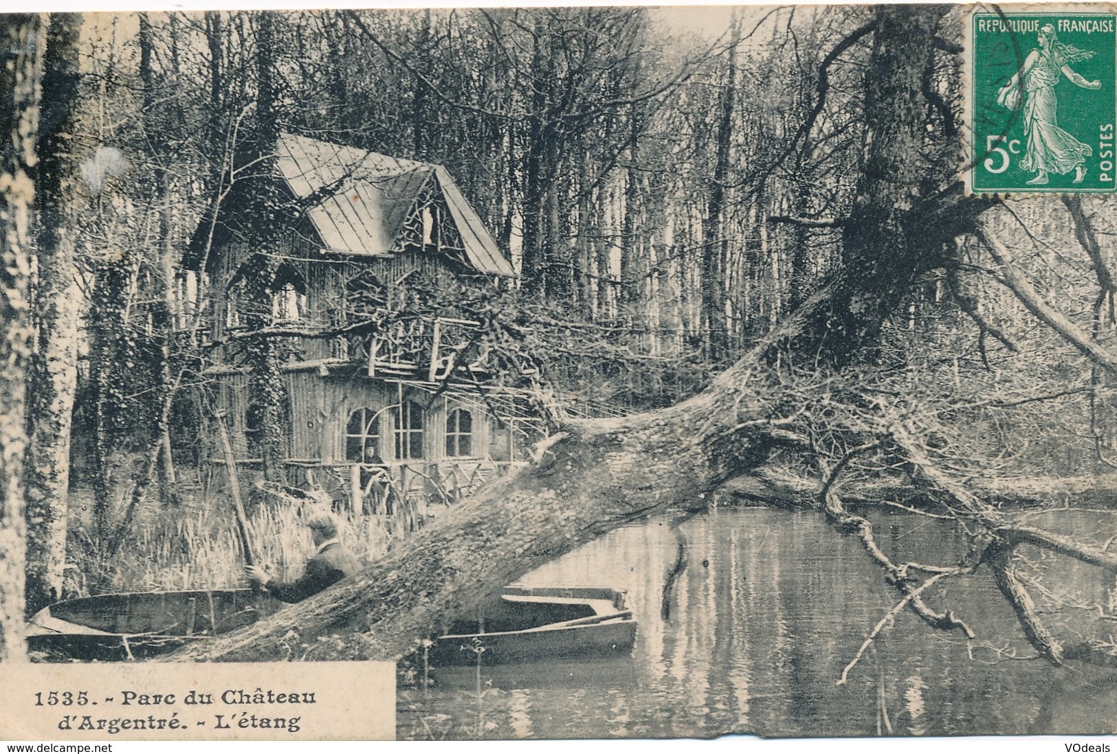 CPA - France - (35) Ille Et Vilaine - Parc Du Château D'Argentré - L'étang - Autres & Non Classés