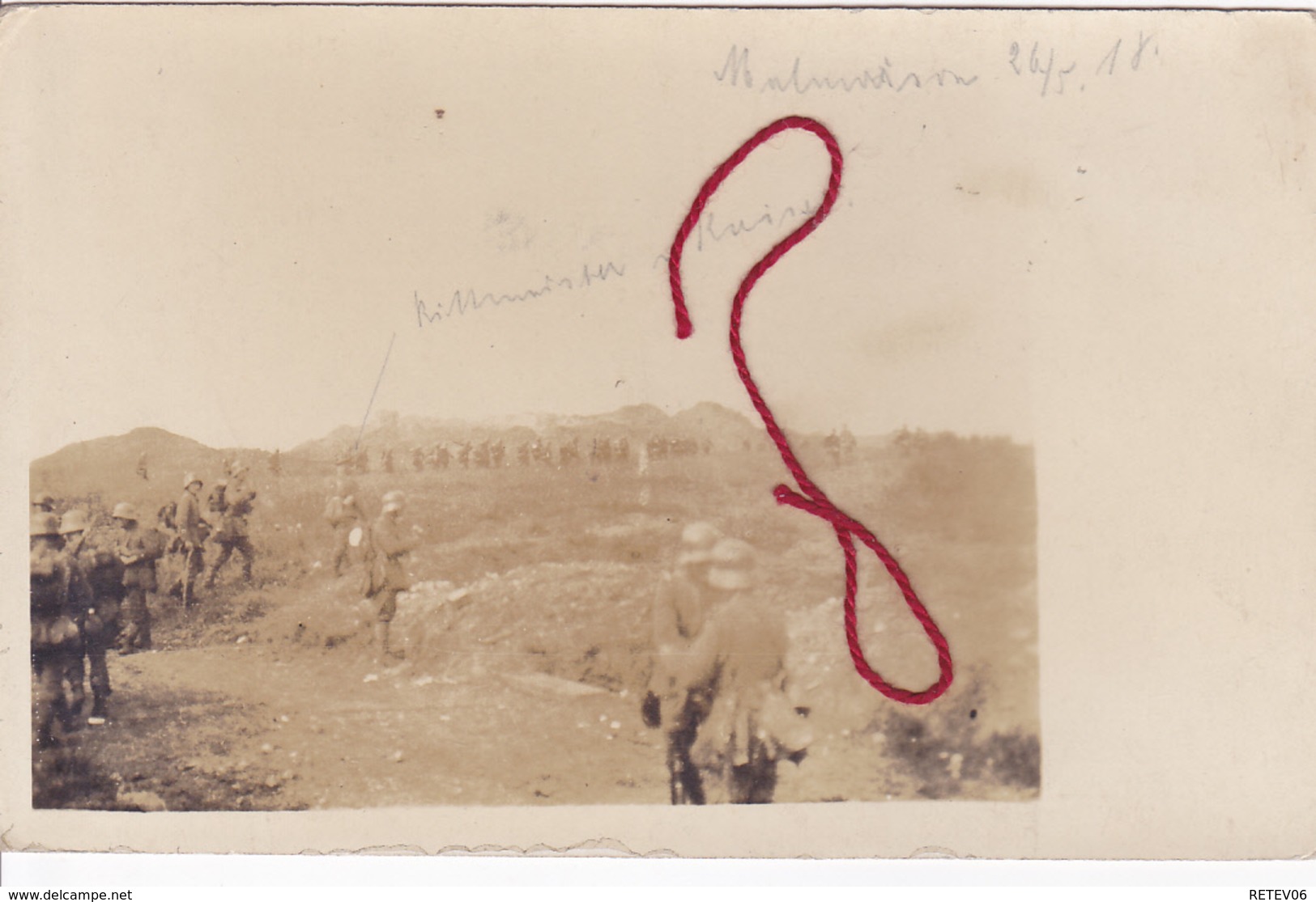 (02) - La Malmaison Offensive  Carte Photo Allemande Feldpost - Other & Unclassified