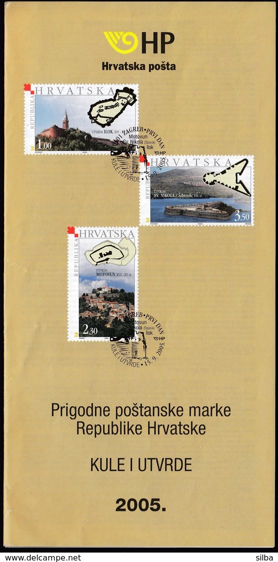Croatia 2005 / Towers And Fortresses / Prospectus, Leaflet, Brochure - Croacia