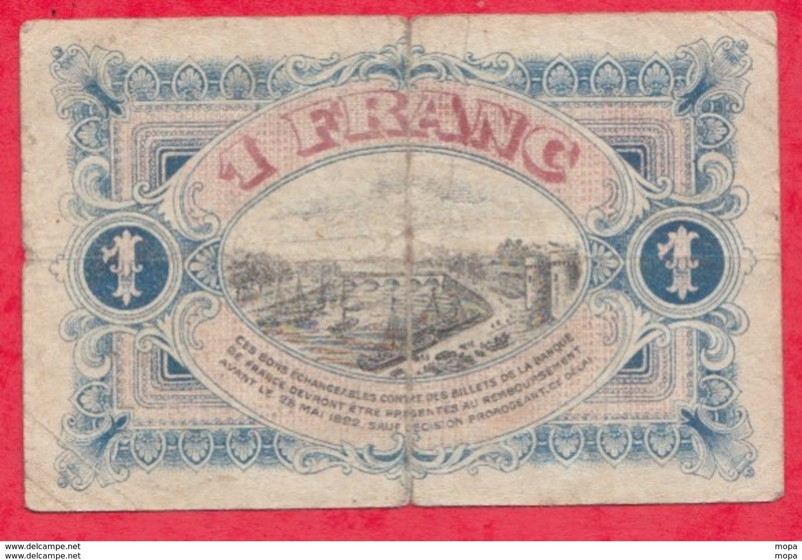 1 Franc  Chambre De Commerce De Cognac   Dans L 'état--(176) - Chambre De Commerce