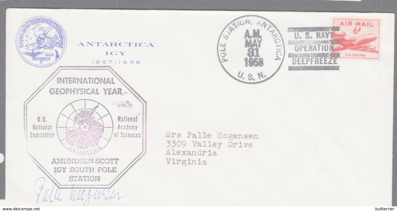 ANTARCTICA  -FALKLANDS -  MV ASTOR /MAURITUS PCQUEBOT COVER & CARD USED IN PORT STANLEY - Other & Unclassified