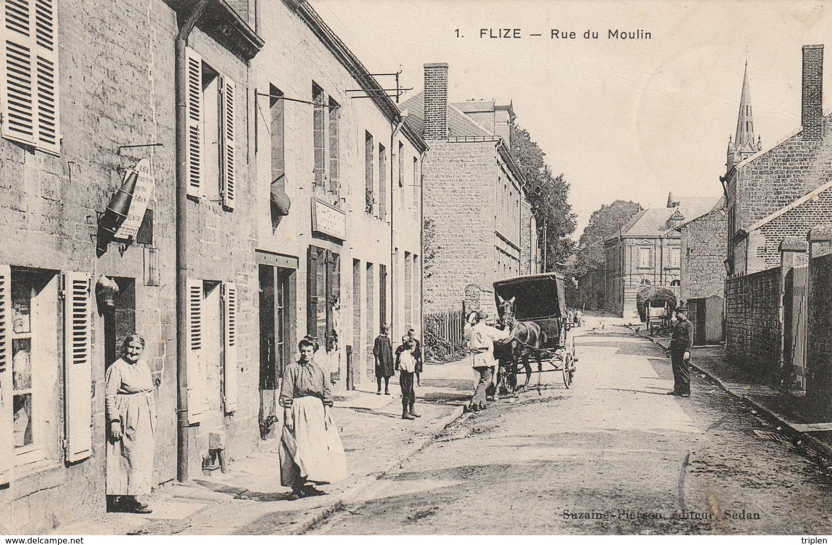 Flize - Rue Du Moulin - Autres & Non Classés