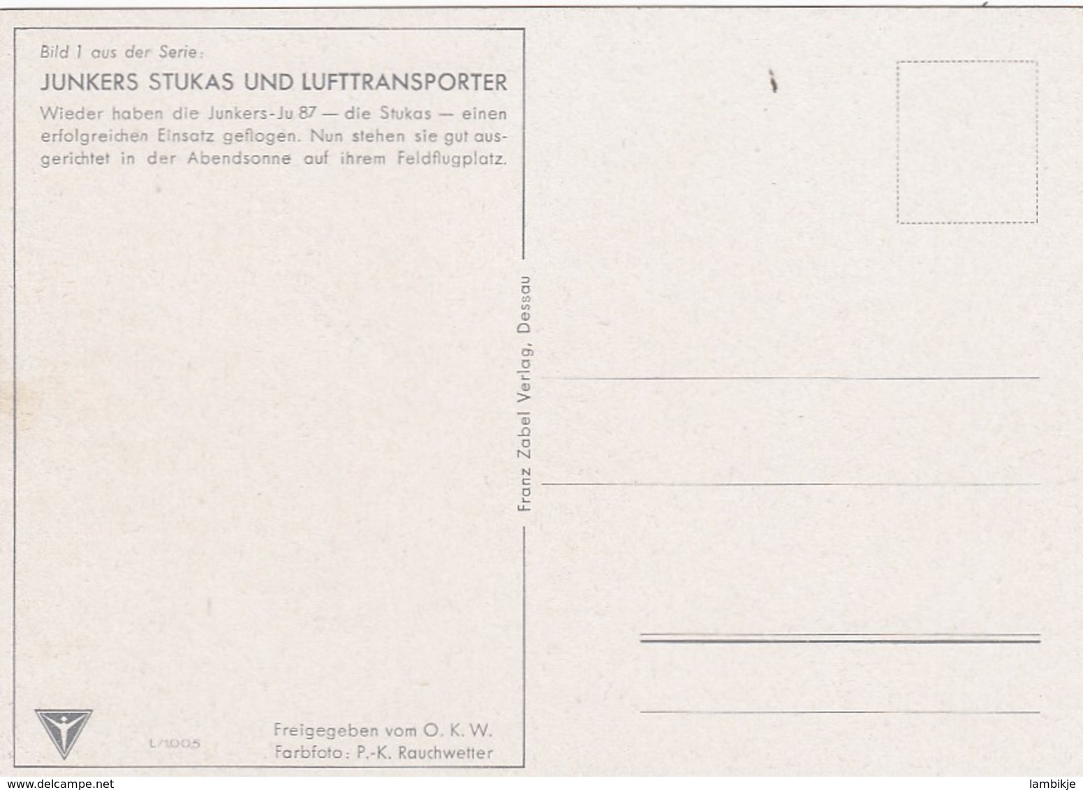 Deutsches Reich Postkarte Propaganda 1940 Junkers Stukas Und Lufttransporter - Briefe U. Dokumente