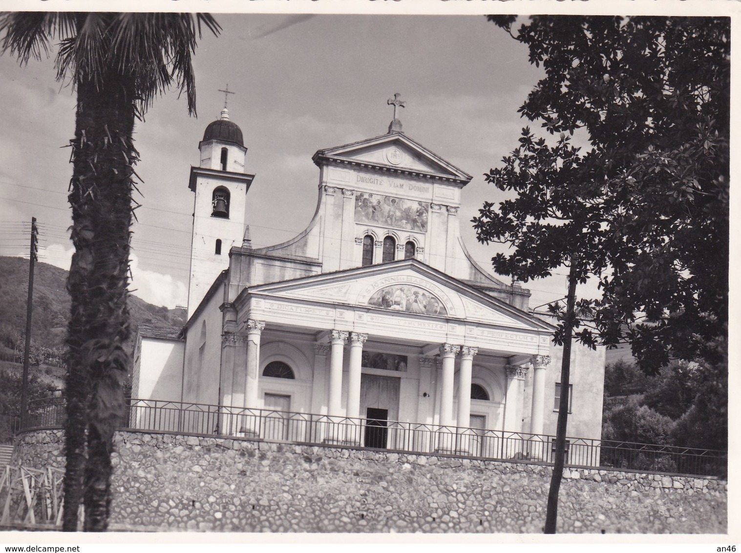 VARESE LIGURE-FOTOCARTOLINA "PROVA" UNICA-BROMOSTAMPA DI S.BIANCHI-ARCORE-CHIESA S.GIOVANNI BATTISTA - La Spezia