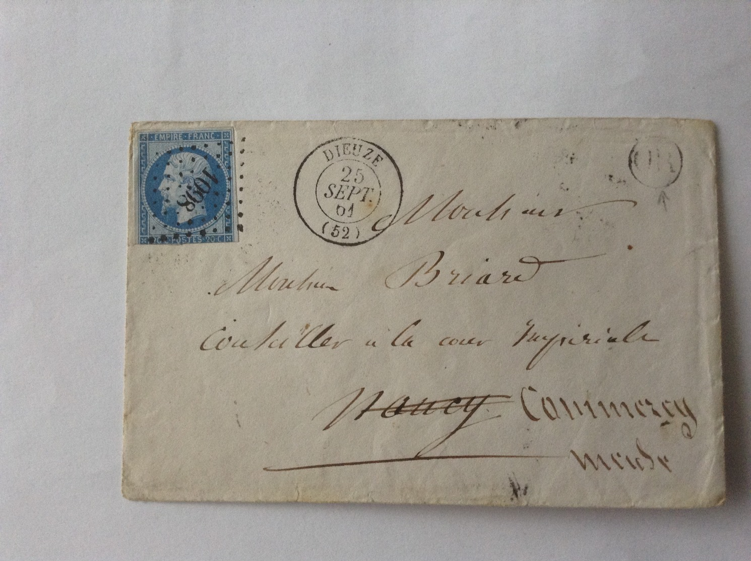 Dieuze 4 Lettres 1846/63 TB - Autres & Non Classés