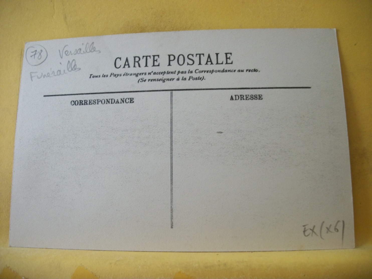 M2 7112 CPA - 78 LES OBSEQUES DES VICTIMES DE "LA REPUBLIQUE" - LES QUATRES CORBILLARDS EXPOSES AU CIMETIERE. - Autres & Non Classés