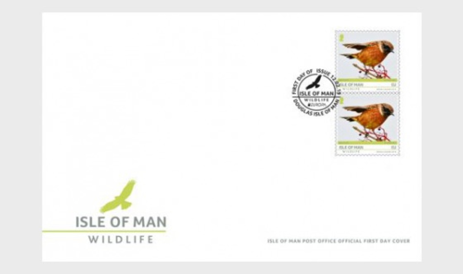 H01 Isle Of Man 2019 Isle Of Man Wildlife  Europa FDC - Isola Di Man