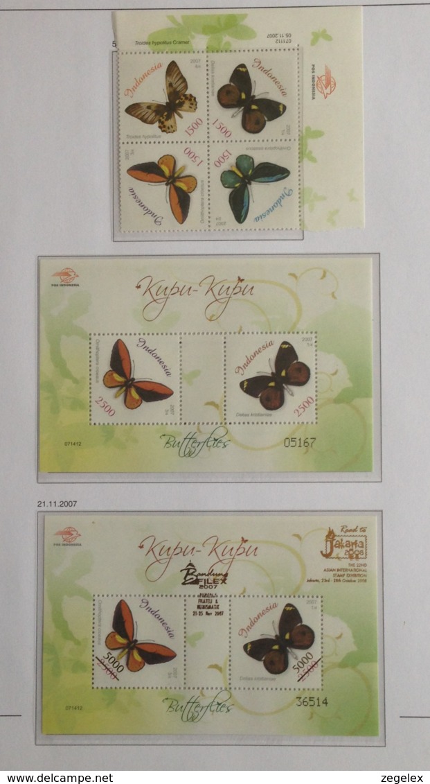 Indonesia 2007 Year -  not complete. See DAVO album scans - MNH/**/Postfrisch