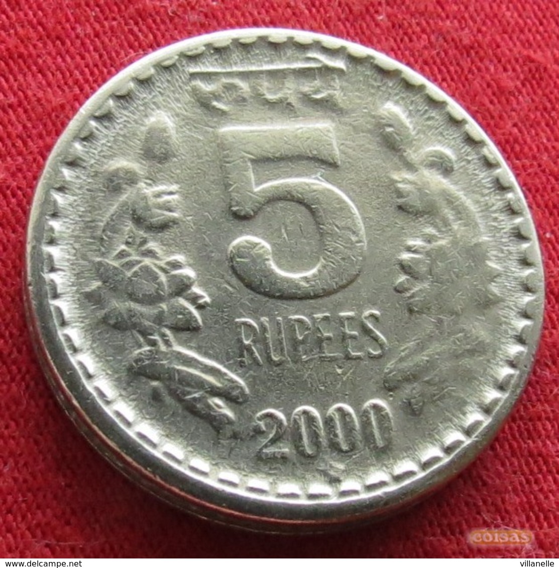 India 5 Rupees 2000 H KM# 154.1 Inde Indie - India